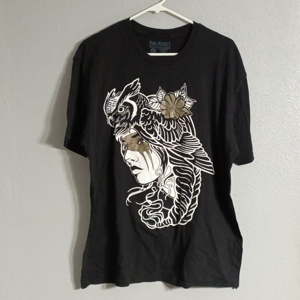 Ink Addict Justin Harris Tattoo T-Shirt Size XL